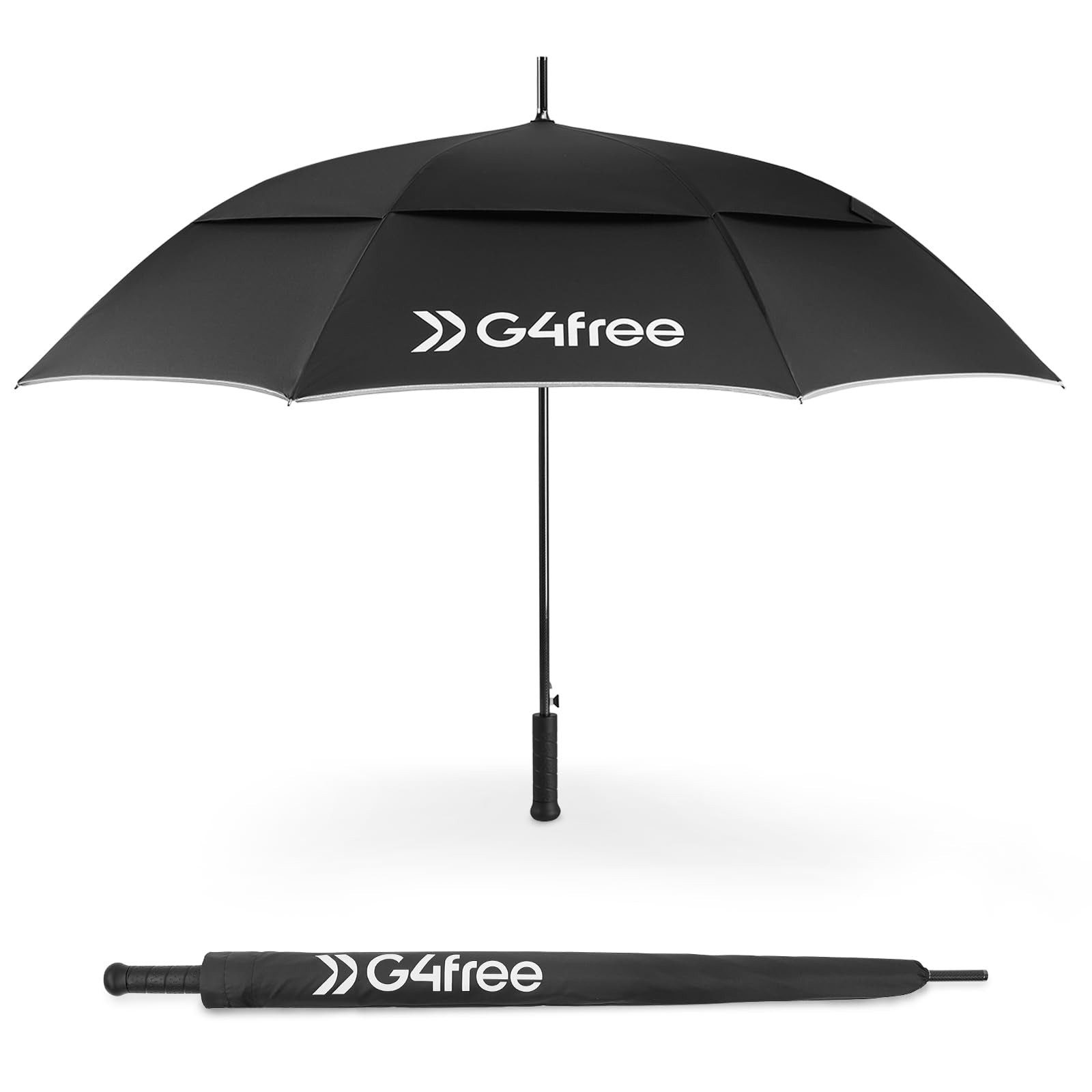 G4Free Strongest Golf Umbrella with Full Carbon Fiber 62 Inch for Rain Sun