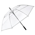 G4Free Clear Golf Umbrella Transparent Auto Open Large Stick Umbrella Oversized Windproof Waterproof with Sleeve for Women Men