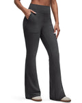 G4Free BareFeel Flare Yoga Pants Women High Waisted Bootcut Leggings Casual