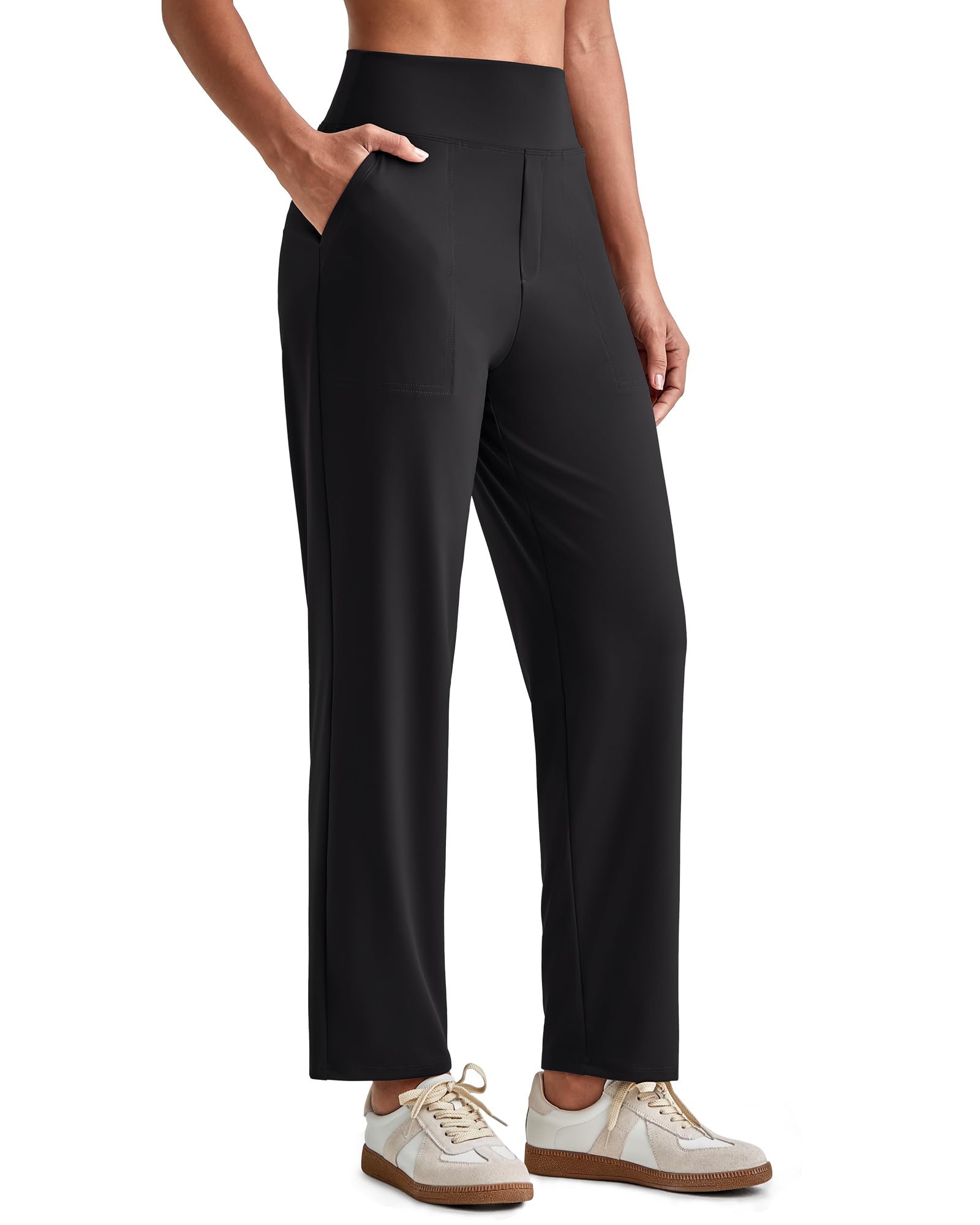 G4Free ShiftReady Women's Ankle Dress Yoga Pants Work Casual Travel Trouser