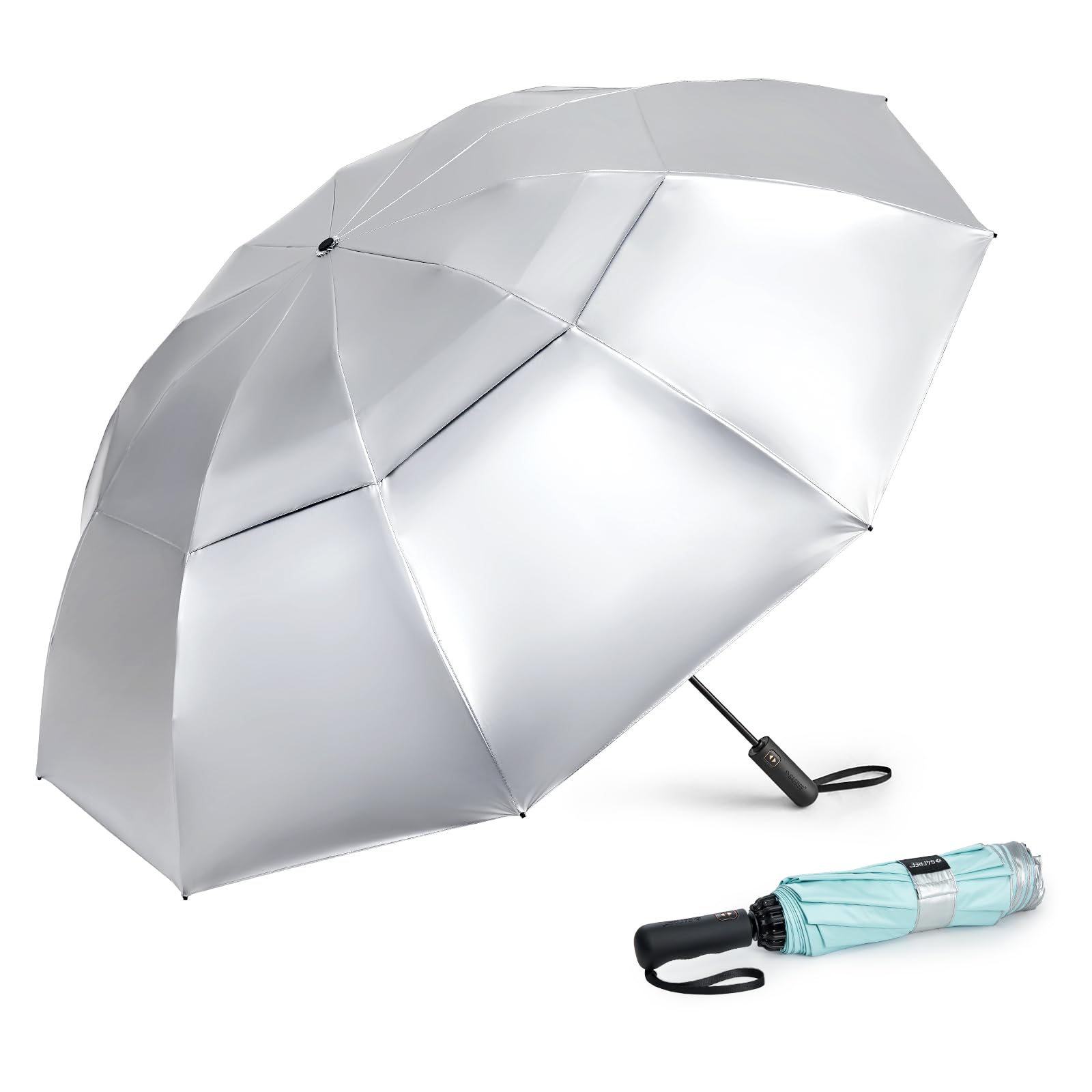 G4Free 46/54/62 Inch Large Golf Umbrella Windproof Reverse Travel Umbrella