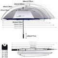 G4Free 47/54/62/68 Inch UV Protection Golf Umbrella Oversized Sun Umbrella