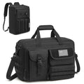 G4Free 17.3" Laptop Messenger Bag for Men, 3-in-1 Tactical Work Backpack
